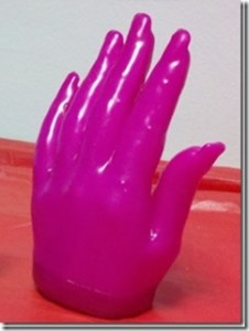 Pink Waxed Hand